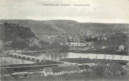 CPA FRANCE 25 "Baume les Dames, Vue Générale".