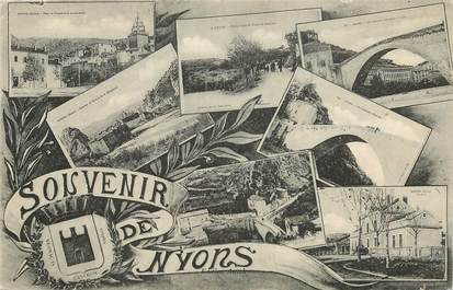 CPA FRANCE 26 "Souvenir de Nyons "