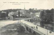 25 Doub CPA FRANCE 25 " Montbéliard, Le champ de foire et le grand pont".