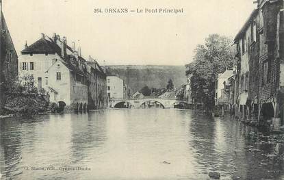 CPA FRANCE 25 " Ornans, Le pont principal".