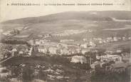 25 Doub CPA FRANCE 25 " Portalier, Le Camp des Pareuses, Usines et château Pernod".