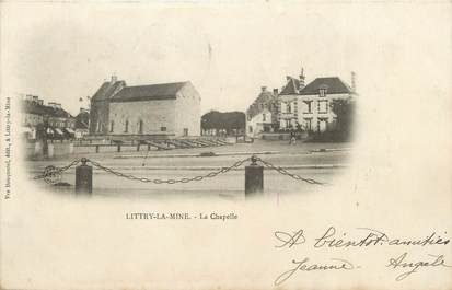 CPA FRANCE 14 " Littry la Mine, La chapelle".