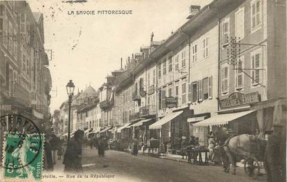 CPA FRANCE 73 "Albertville, Rue de la République"