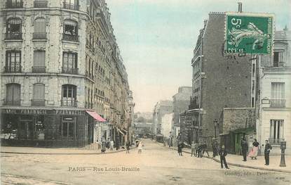 CPA FRANCE 75012 "Paris, Rue Louis Braille"