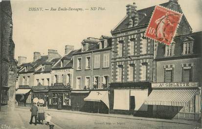 CPA FRANCE 14 "Isigny sur Mer, Rue Emile Demagny".