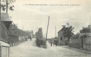 14 Calvado CPA FRANCE 14 "La Rivière St Sauveur, Avenue de la gare et route de Genneville".