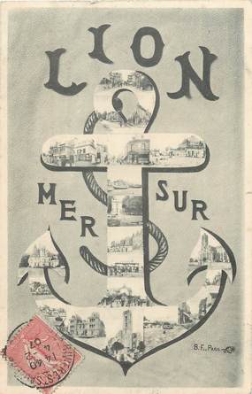 CPA FRANCE 14 "Lion sur Mer, Vues".