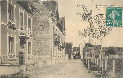 CPA FRANCE 14 "Langrune, Avenue de l'Est".