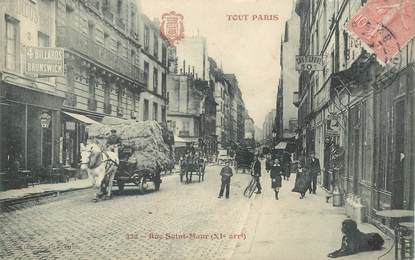 CPA FRANCE 75011 "Paris, Rue Saint Maur"