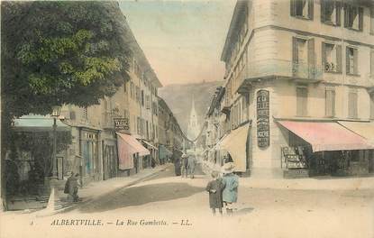 CPA FRANCE 73 "Albertville, Rue Gambetta"
