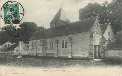 CPA FRANCE 27 "Pressagny L'Orgueilleux, L'église".