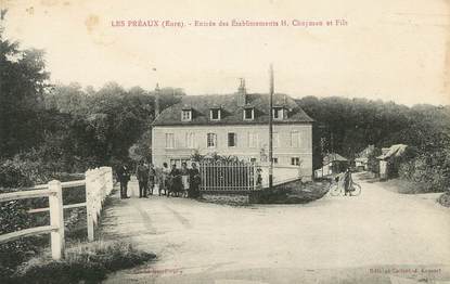 CPA FRANCE 27 "Les Préaux, Entrée des établissements H. Chapman et Fils".