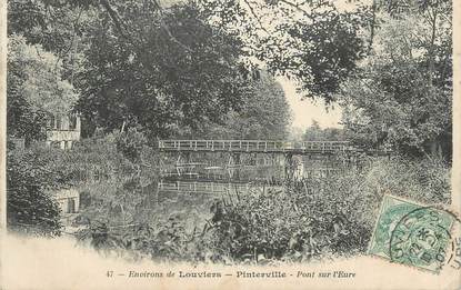 CPA FRANCE 27 "Environs de Louviers - Pinterville, Pont sur l'Eure".