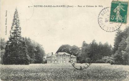 CPA FRANCE 27 " Notre Dame du Hamel, Parc et château de Rély".