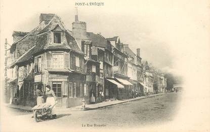 CPA FRANCE 14 "Pont l'Evêque, la Rue Hamelin"