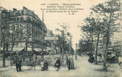 CPA FRANCE 75013 "Paris, Le Métro"