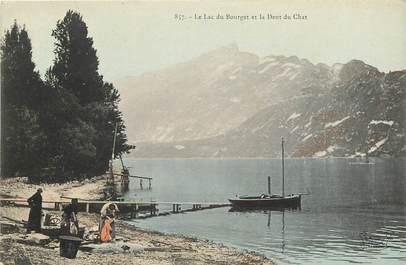 CPA FRANCE 73 "Lac du Bourget et la Dent du Chat"