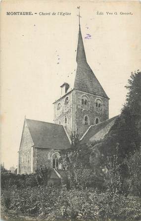 CPA FRANCE 27 "Montaure, Chevet de l'église".