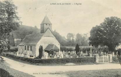 CPA FRANCE 27 "Livet sur Authou, L'église".