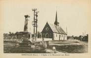 27 Eure CPA FRANCE 27 "Irréville, L'église et le monument aux morts".