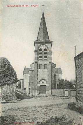 CPA FRANCE 27 "Gamaches en Vexin, L'église".