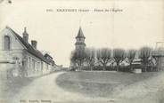 27 Eure CPA FRANCE 27 "Gravigny, Place de l"église".