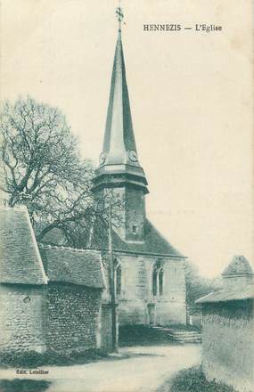 CPA FRANCE 27 "Hennezis, L'église".