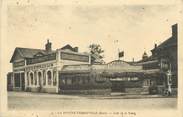 27 Eure CPA FRANCE 27 "La Rivière Thibouville, Café de la Poste".