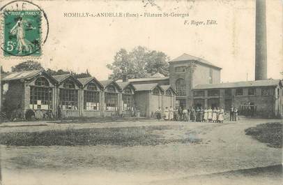 CPA FRANCE 27 "Romilly sur Andelle, Filature St Georges".