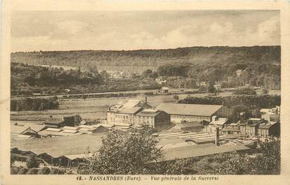 CPA FRANCE 27 "Nassandres, Vue générale de la sucrerie".