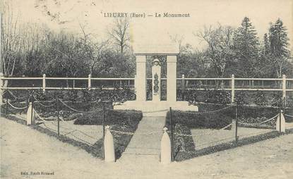 CPA FRANCE 27 "Lieurey, Le monument aux morts".