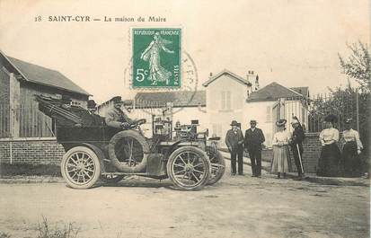 CPA FRANCE 78 "Saint Cyr, la Maison du Maire" / AUTOMOBILE