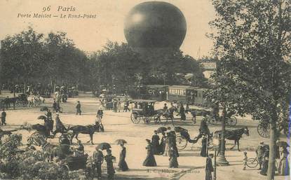 CPA FRANCE 75017 "Paris, Porte Maillot" / BALLON