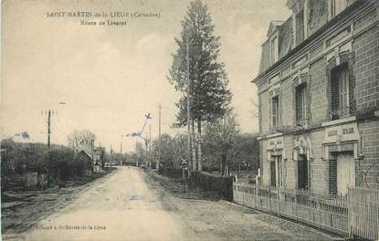 CPA FRANCE 14 "St Martin de la Lieue, Route de Livarot".