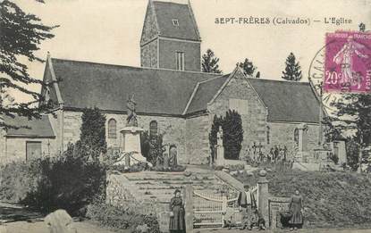 CPA FRANCE 14 "Sept Frères, L'église".