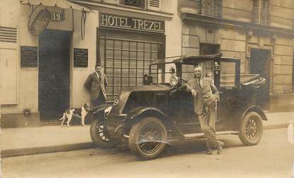 CARTE PHOTO FRANCE 75017 "Paris, Hotel Trézel"