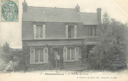 CPA FRANCE 14 "Hennequeville, Le bureau de Poste".