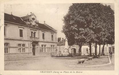 CPA FRANCE 39 "Chaussin, Place de la Mairie".