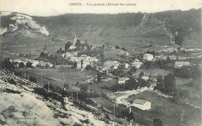 CPA FRANCE 39 "Choux, Vue générale".