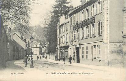 CPA FRANCE 39 "Salins les Bains, Hôtel des Messageries".