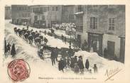 39 Jura CPA FRANCE 39 "Morez, Le chasse neige dans la grande rue".