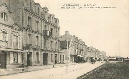 CPA FRANCE 14 "Luc sur Mer, annexe du Petit Enfer et Hotel Baudin"