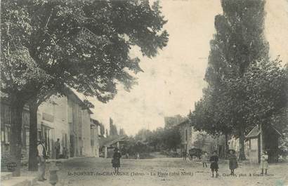 CPA FRANCE 38 "St Bonnet de Chavagne, La place".