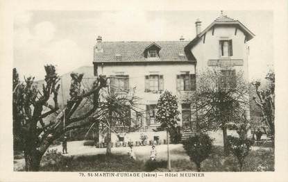 CPA FRANCE 38 "St Martin d'Uriage, Hôtel Meunier".