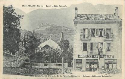 CPA FRANCE 38 "Chapareillan, Chalet et hôtel Puissant".