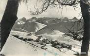 38 Isere CPSM FRANCE 38 "L'Alpe d'Huez, Vue générale et La Meije".