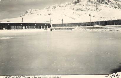 CPSM FRANCE 38 "L'Alpe d'Huez, La Patinoire Olympique".