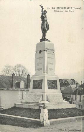 CPA FRANCE 23 " La Souterraine, Le monument aux morts