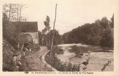 CPA FRANCE 23 " Fresselines, La Creuse au Moulin de Puy Rageau".