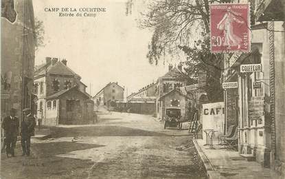 CPA FRANCE 23 " 'La Courtine, Entrée du camp".